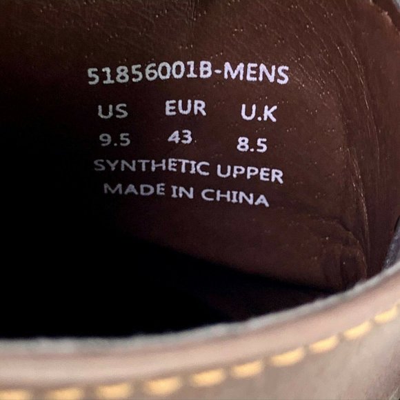 Levi\'s Norfolk Vegan Faux Leather Brown Lace Up Round Toe Chukka Boots 9.5 main image 5